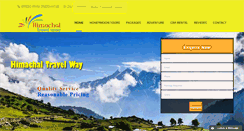 Desktop Screenshot of himachaltravelway.com